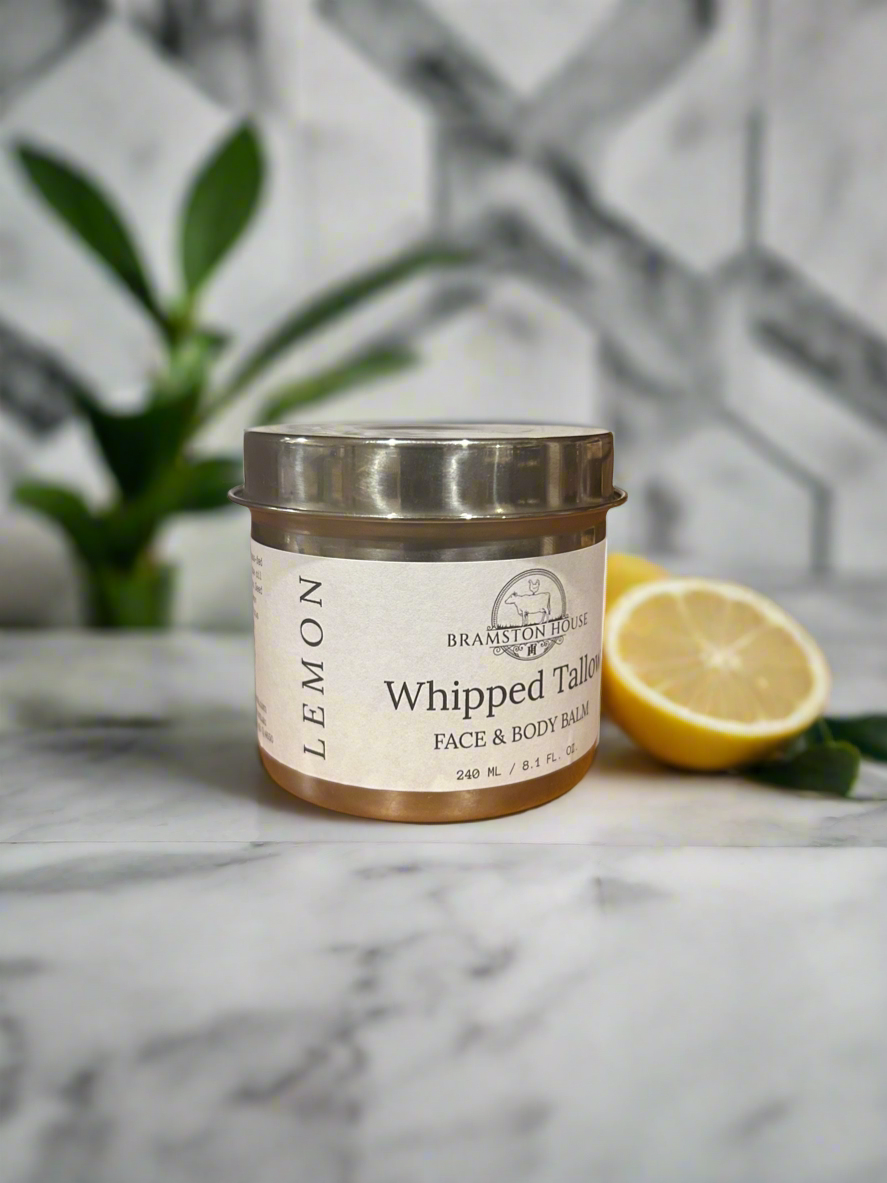 Lemon Whipped Tallow Balm - Natural Tallow Skincare
