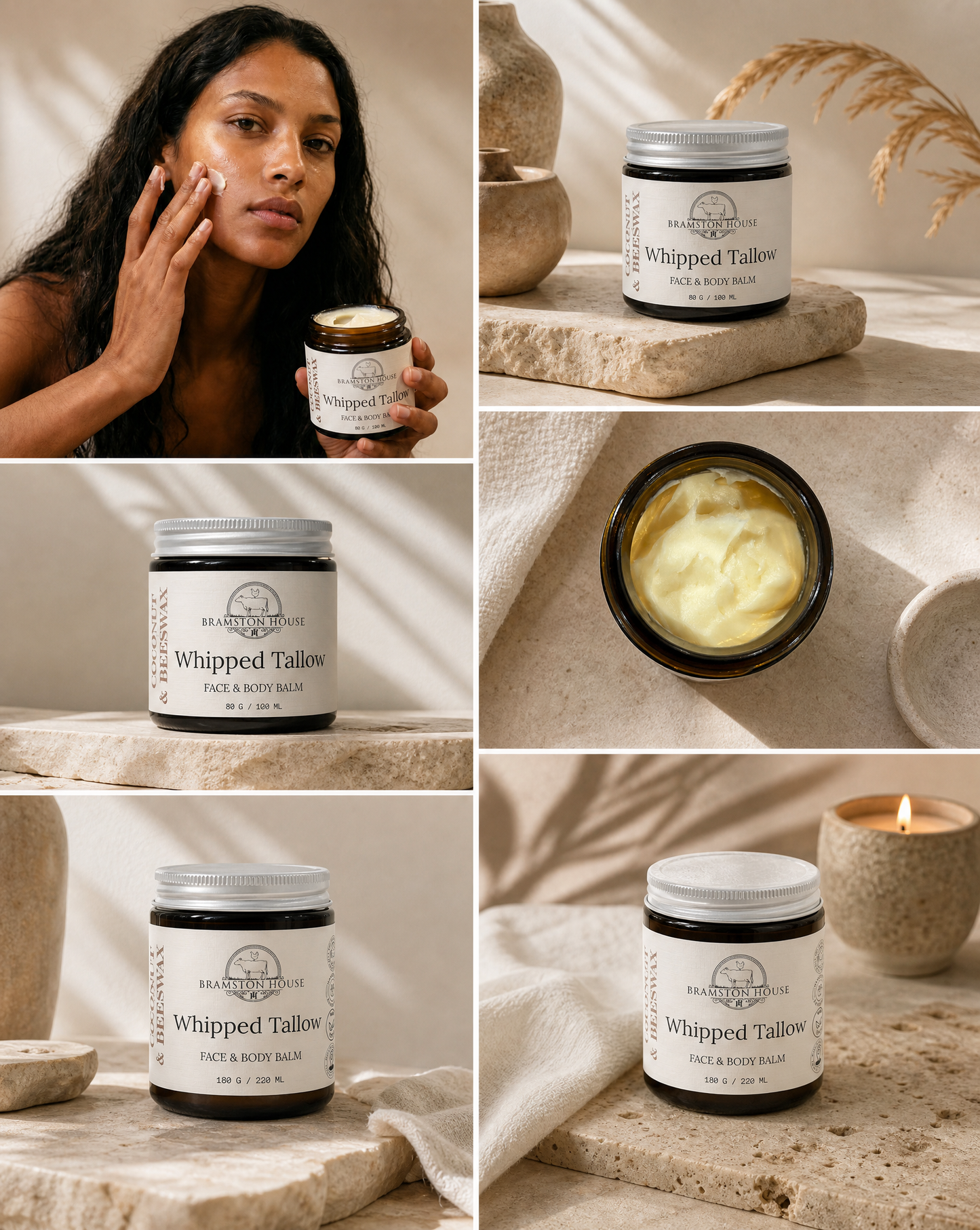 Coconut & Beeswax Tallow Balm