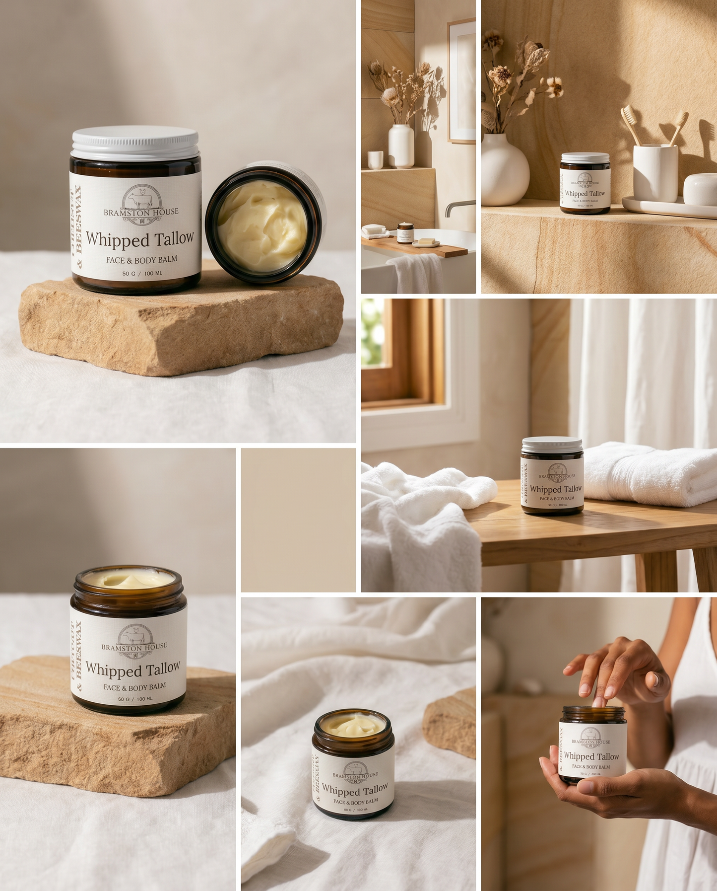 Coconut & Beeswax Tallow Balm